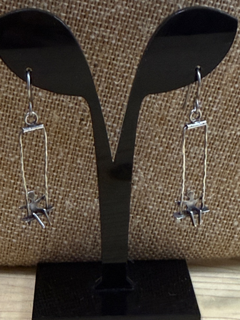 Women’s Jewelry Swingin' Jack Earrings oxidzed sterling silver